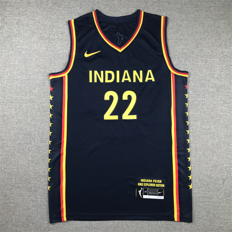 Men Indiana Pacers #22 Clark Drak Blue Nike 2024 NBA Jersey style 1->chicago bulls->NBA Jersey